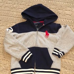 Polo-Ralph Lauren zip up sweatshirt